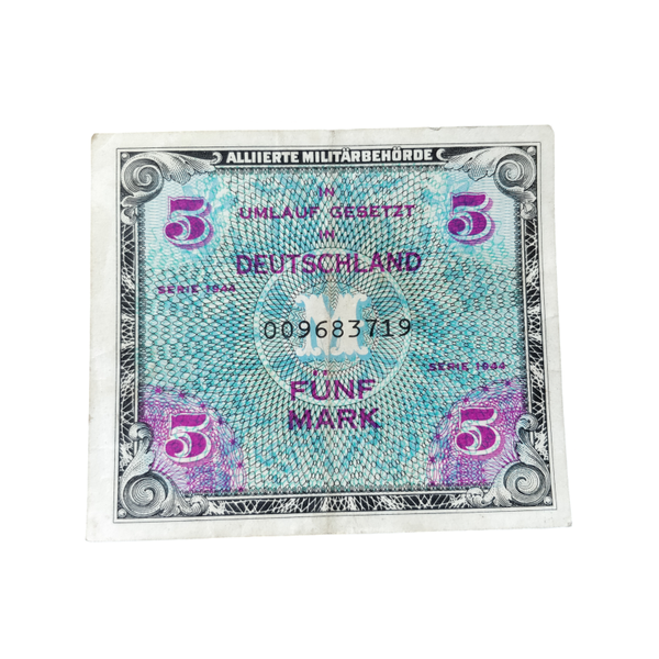 WWII US Allied Military Currency Banknote