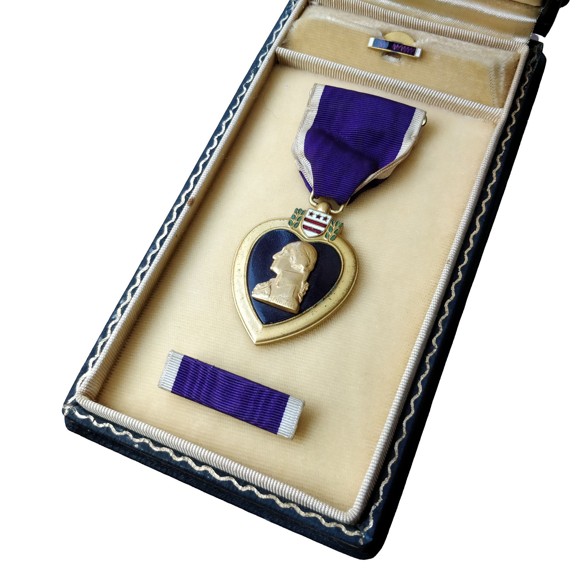 WWII US Purple Heart Medal With Box