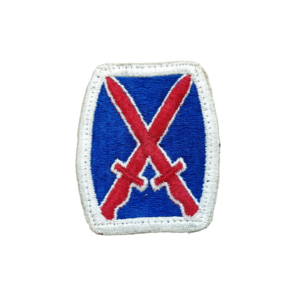 WWII US 10th Mountain Division Patch