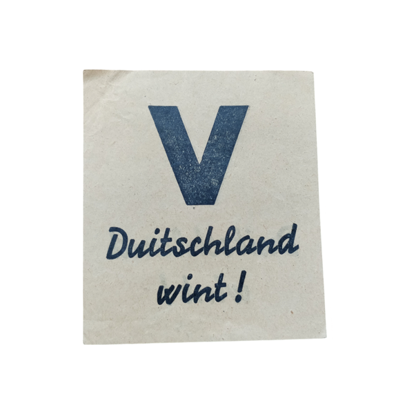 WWII Dutch NSB Flyer V Double Sided