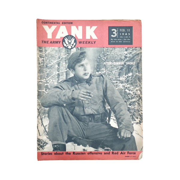 WWII US Yank Magazine After Dinner Smoke