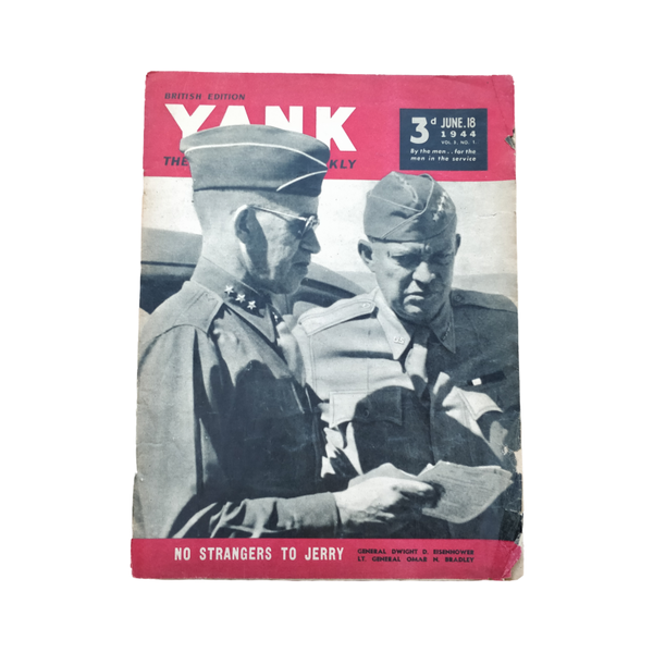 WWII US Yank Magazine No Strangers To Jerry
