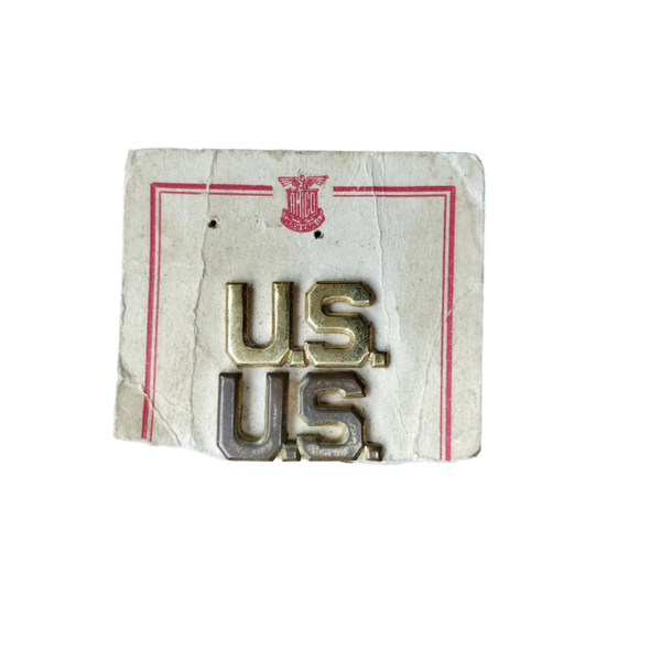 WWII US Collar Pin Set U.S.