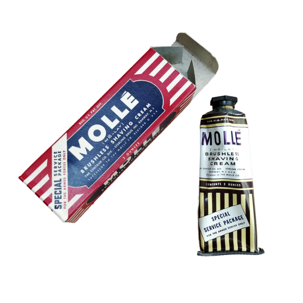 WWII US Shaving Cream Mollé