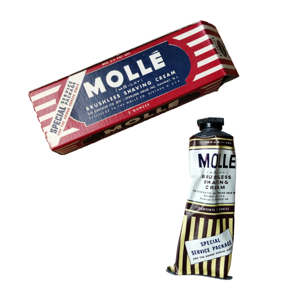 WWII US Shaving Cream Mollé
