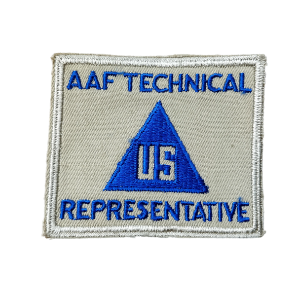 WWII US Non-Combatant AAF Technical Representative Patch