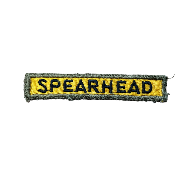 WWII-Era US 3rd Armored Division Spearhead Tab