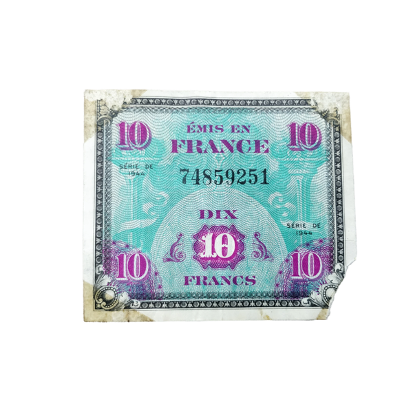 WWII US Allied Military Currency Banknote