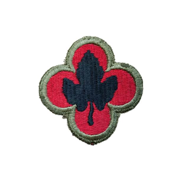 WWII US 43rd Infantry Division Patch OD Border