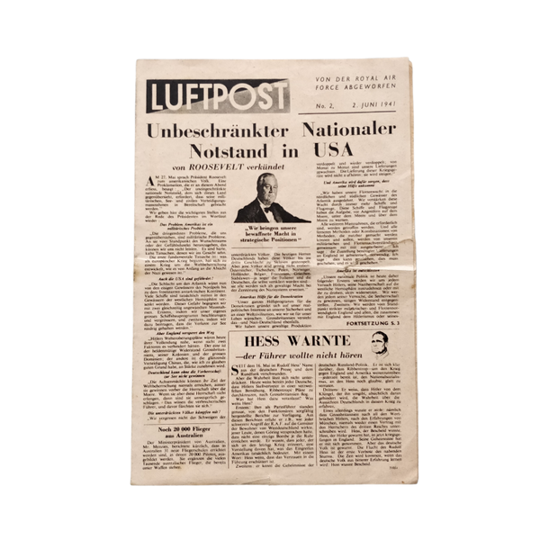 WWII German Pamphlet Luftpost