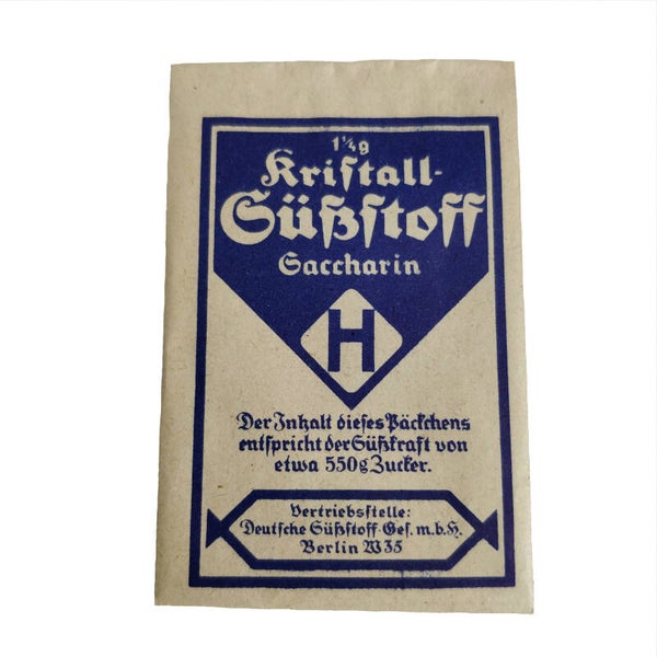 WWII German Sweetener Package
