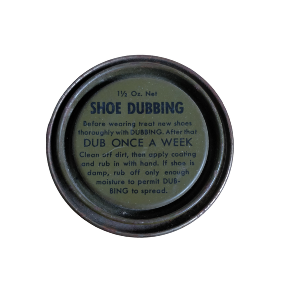 WWII US Shoe Dubbing Tin