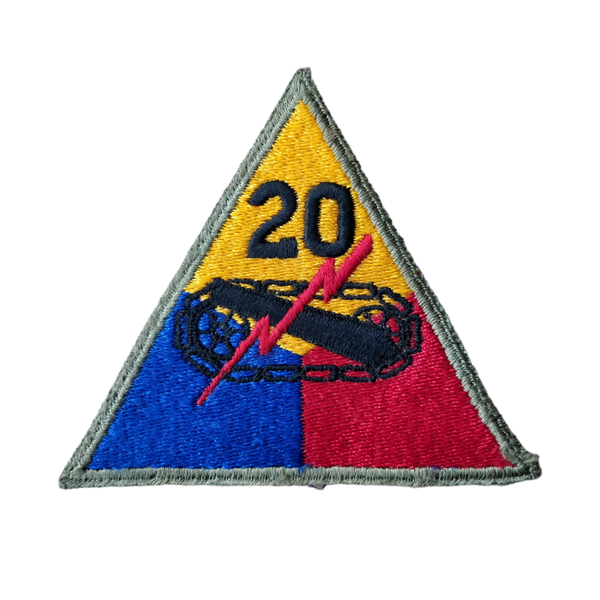 WWII US 20th Armored Division Patch