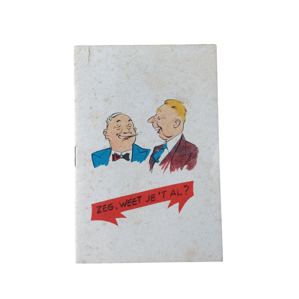 WWII Dutch NSB Brochure Zeg Weet Je 'T Al