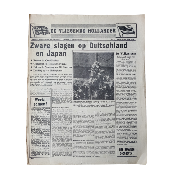 WWII Dutch Vliegende Hollander No. 62