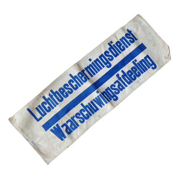 WWII Dutch LBD Armband Waarschuwings Afdeling