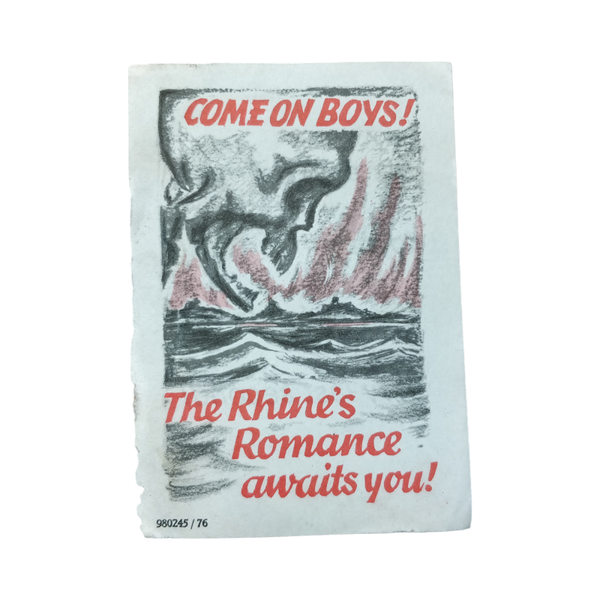 WWII Pamphlet Come On Boys
