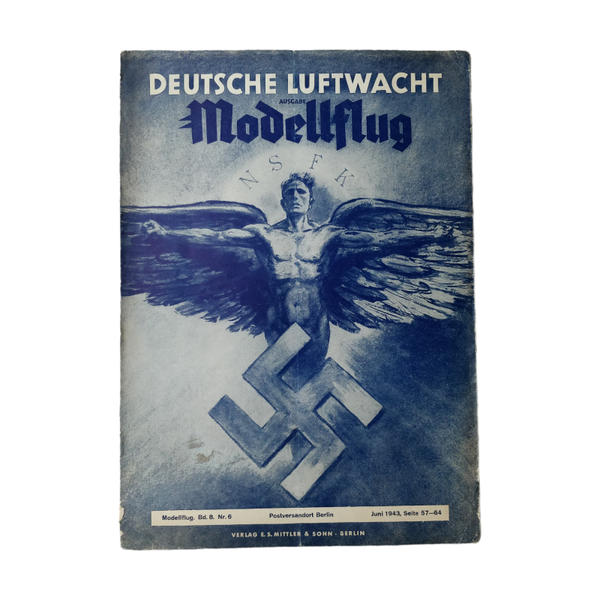 WWII German Deutsche Luftwacht Magazine