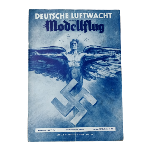 WWII German Deutsche Luftwacht Magazine