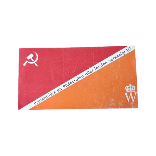 WWII Dutch NSB Flyer Proletariaat