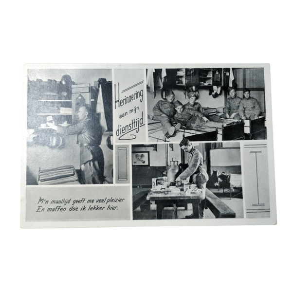 WWII Dutch Mobilization Postcard