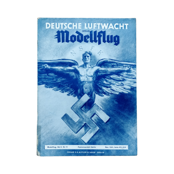 WWII German Deutsche Luftwacht Magazine