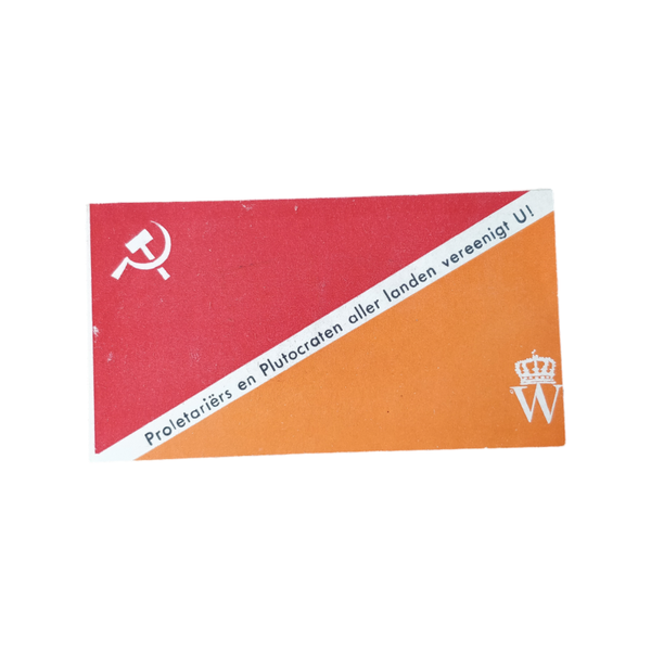 WWII Dutch NSB Flyer Proletariaat