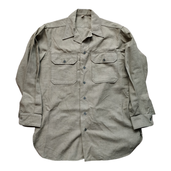 WWII US Wool Shirt With Gas Flap