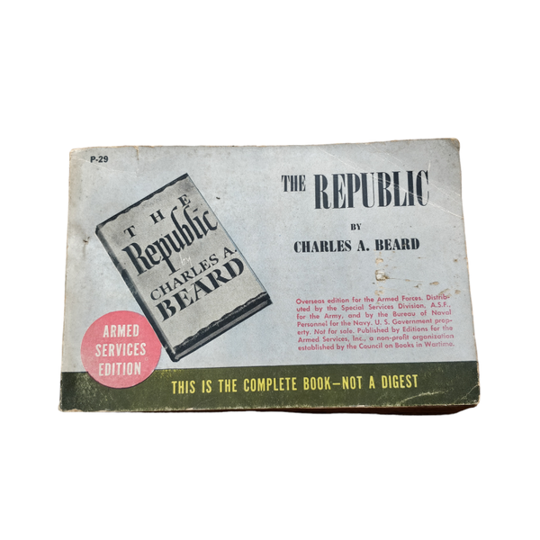WWII US Pocket Reading Booklet The Republic