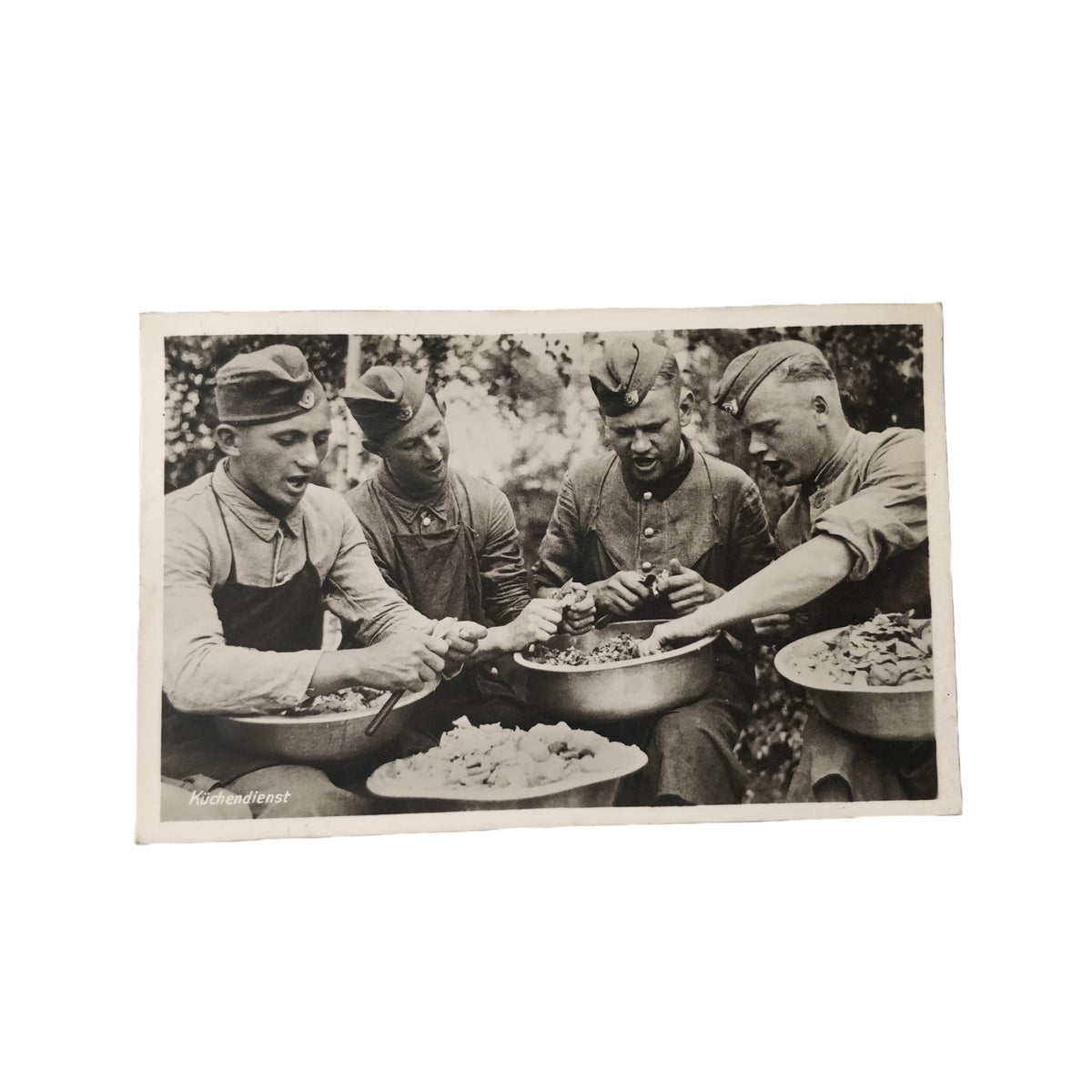 WWII German Postcard Kitchen Service | Clercq Militaria