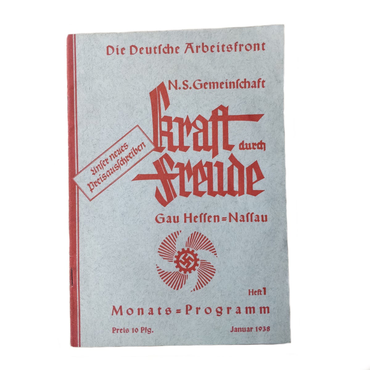WWII German DAF Booklet Kraft Durch Freude | Clercq Militaria