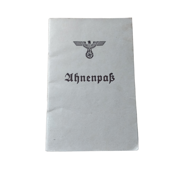 WWII German Ahnenpass Paper