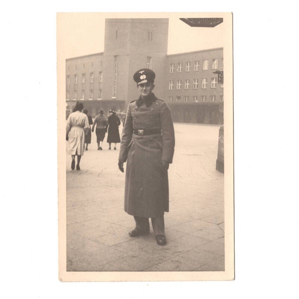 WWII German Postcard Photograph Officer