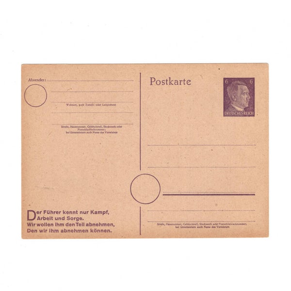 WWII German Feldpost Card