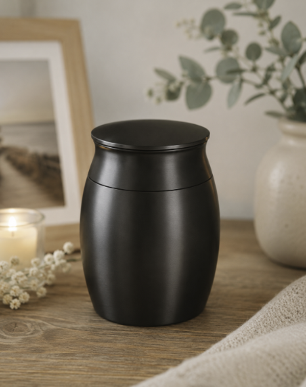 Mini Urn, zwart