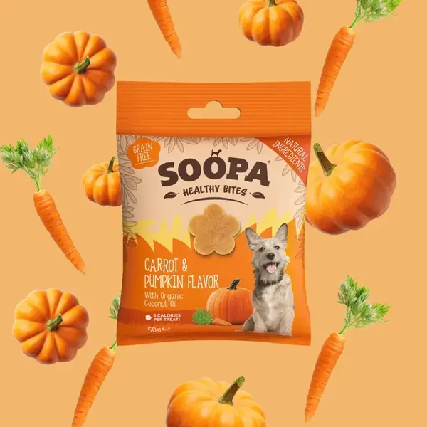 Golosinas para perros con Zanahoria y Calabaza