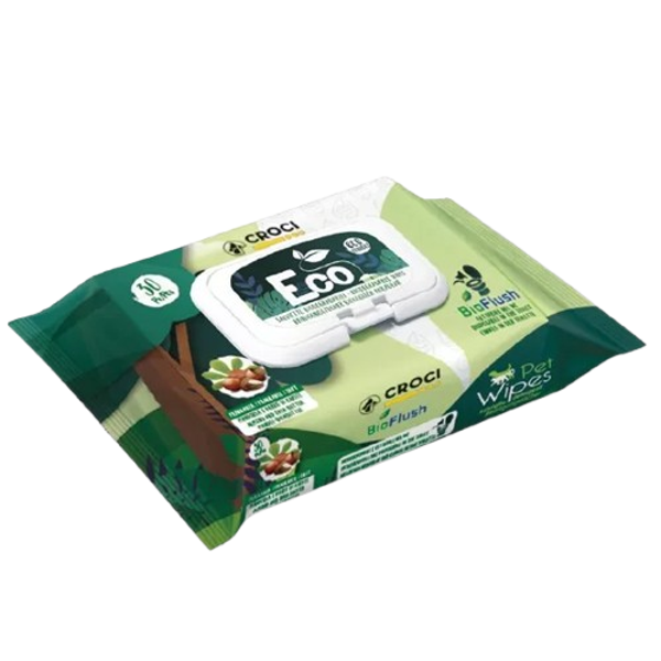 Toallitas húmedas biodegradables para perros y gatos ALMENDRA Y MANTECA DE KARITE