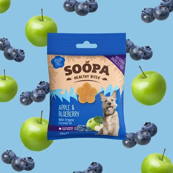 Golosinas para perros con Manzana y Arándanos