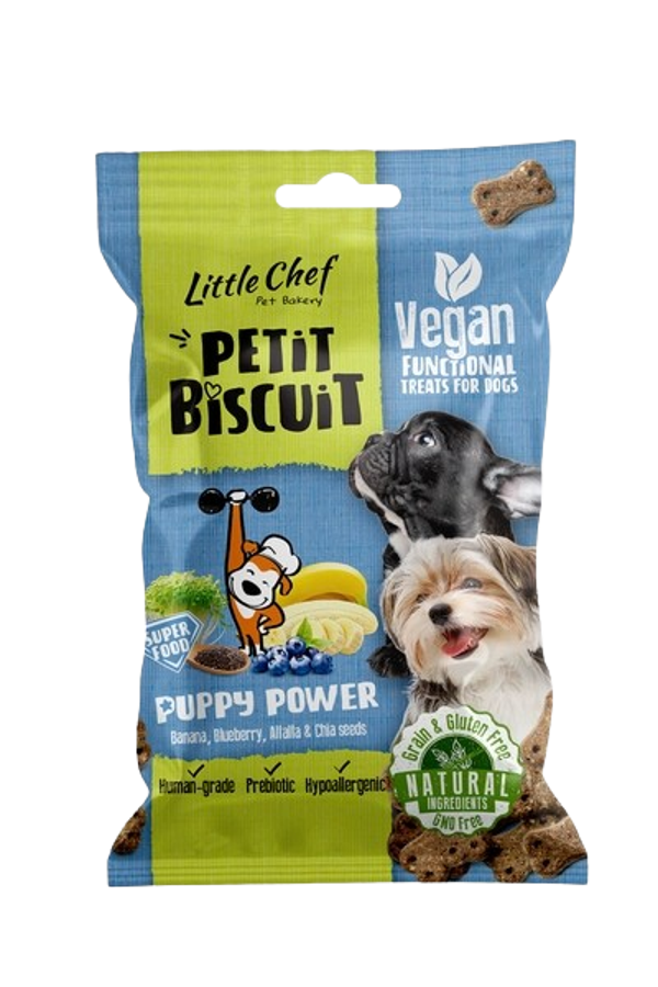 Snack Puppy Desarrollo de Plátano y arándanos
