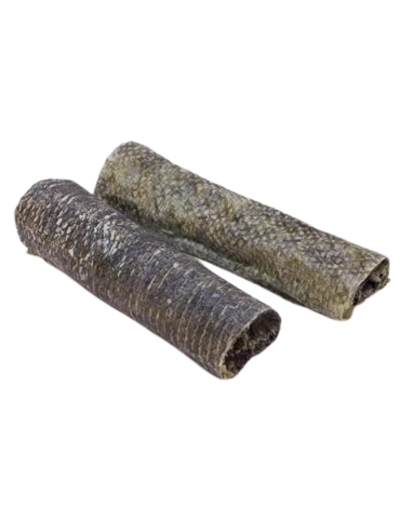 Rollitos de piel de bacalao