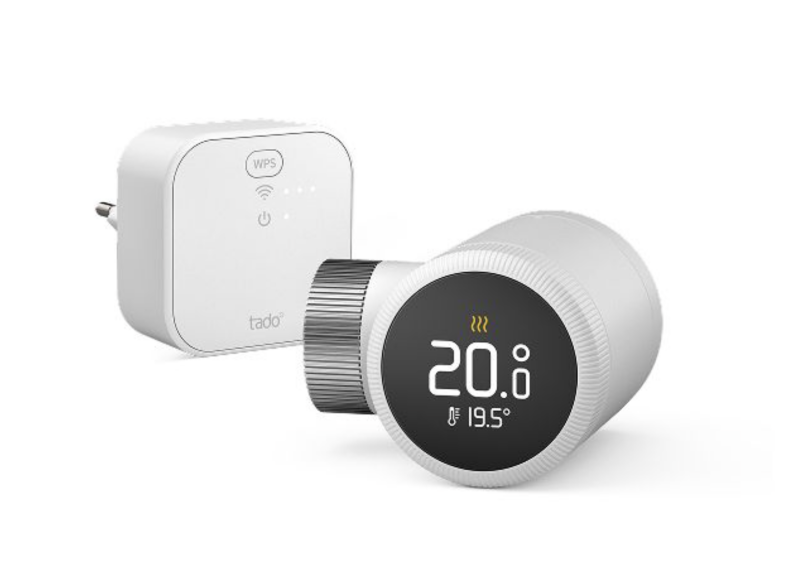 Tado slimme thermostaatknop op radiator voor zoneverwarming en gasbesparing