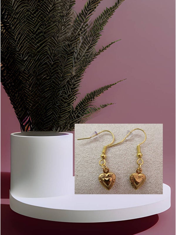 B.OREILLE CROCHE COEUR OR