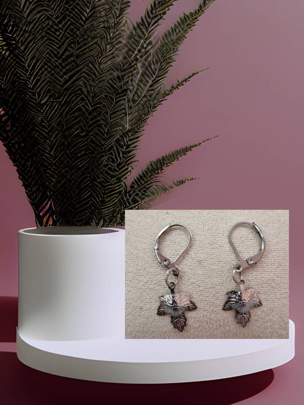 B.OREILLE FEUILLE ARGENT