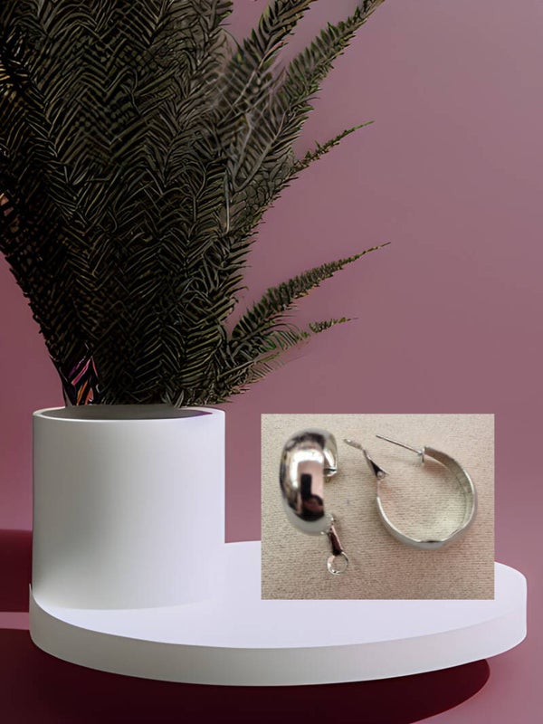 B.OREILLE GROS ANNEAU ARGENT
