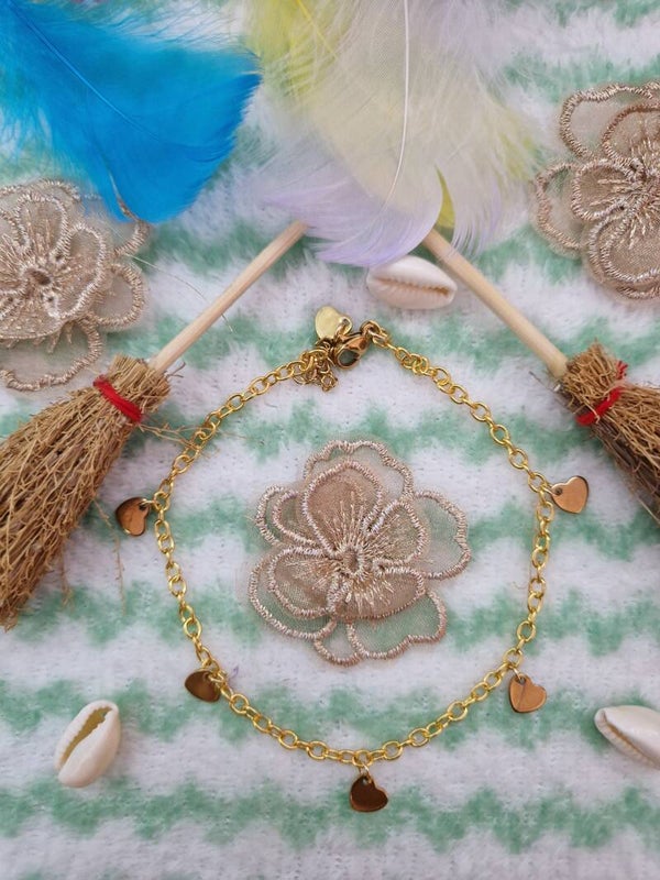 BRACELET COEUR EN OR
