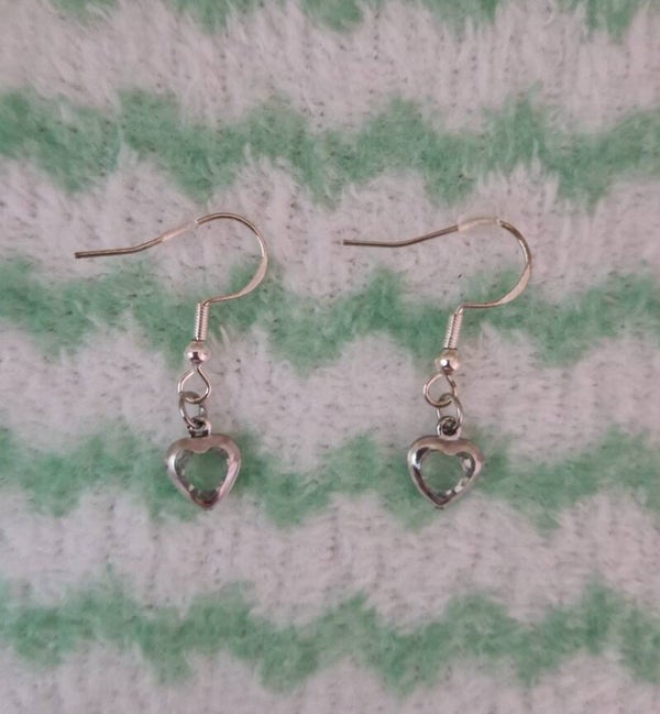B.OREILLES EN VERRE ARGENT