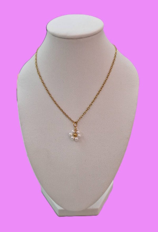 COLLIER FLEUR EN OR