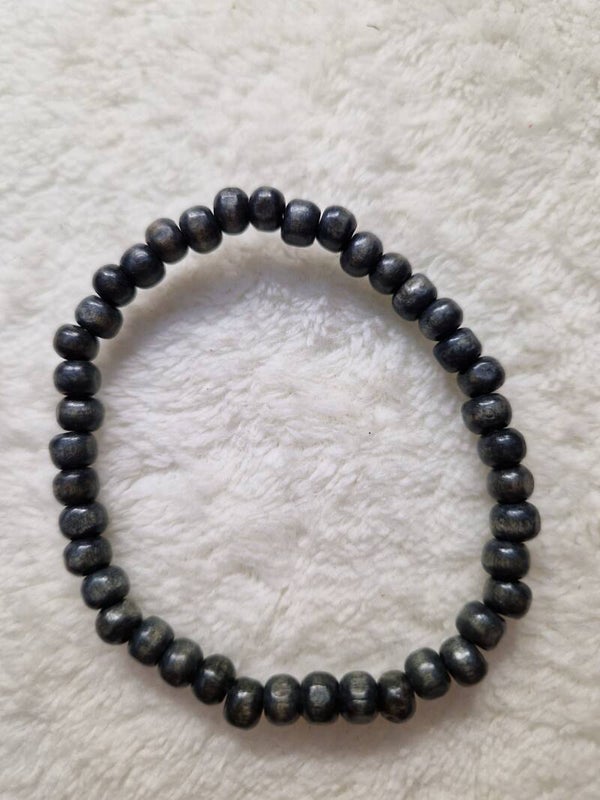 BRACELET BOIS GRIS