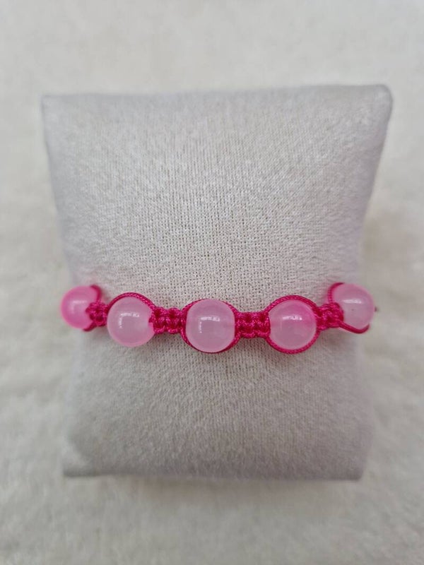 BRACELET CHAMBALLA ROSE FONCE