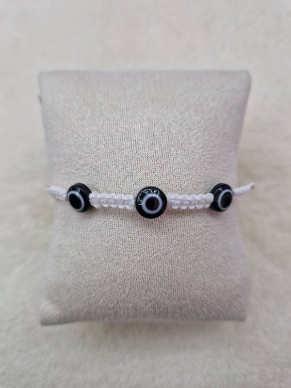 BRACELET OEIL DU DIABLE BLANC